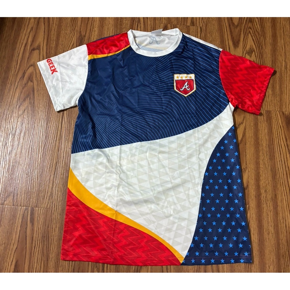 #M129 MLB Atlanta Braves Soccer Crossover Jersey SGA 6/17/26 XL